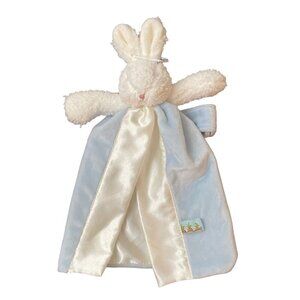 Bunnies By The Bay Security Blanket Best Friends Indeed Blue Rabbit Satin Lovey